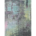 thumbnail image 2 of Nourison Abstract Shag 5' x 7' Teal Area Rug Plush Contemporary Abstract by Nourison, 2 of 10