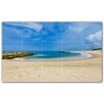 thumbnail image 1 of Picture-Tiles.com: Beach Ceramic Tile Wall Mural WAL500048-53L. 40"W x 24"H using (15) 8" x 8" Ceramic Tiles-Satin Finish, 1 of 3