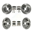 thumbnail image 1 of Transit Auto Front Rear Disc Brake Rotors and Ceramic Pads Kit for Car 2020 Honda CR-V 2.0L with FULL HYBRID EV-GAS (FHEV) engine K8T-104167, 1 of 11