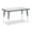 Gray/Black, variant on Rectangle Activity Table - 24" X 36", A-height - Freckled Gray/Green/Gray