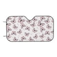 thumbnail image 7 of Goofa Pink Butterflies (2) Printed Car Windshield Sunshade,Foldable Reflective Sun Visor,UV Protection Heat Blocker Sunshade,Car Cooling Accessory-, 7 of 7