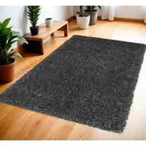 4' X 6' Gray Shag Area Rug