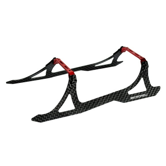Microheli Aluminum/Carbon Fiber Landing Gear "A" Style (RED) - BLADE 230S / V2 / Smart