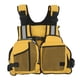 thumbnail image 2 of Chaleco De Pesca, Chaleco Salvavidas De Pesca Con Diseño De Múltiples Bolsillos Poliéster Transpirable Amarillo Para Pesca Con Mosca ANGGREK Otros Deportes, 2 of 8