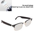 thumbnail image 3 of Smart Glasses, Touch Sensor Control Metal Frame Magnetic Charging  Glasses  for Gaming Gold,Grey, 3 of 7