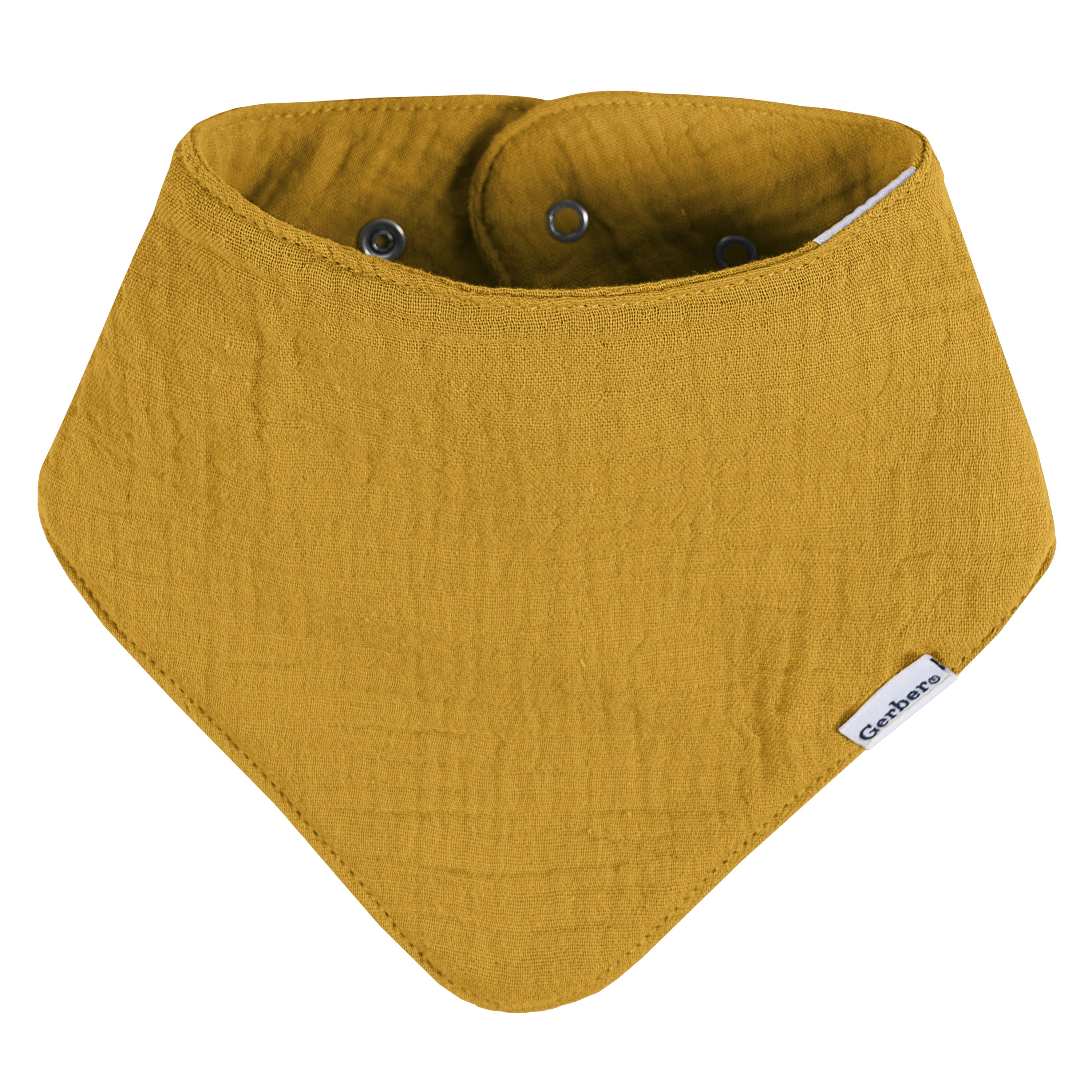 Gerber Baby Neutral Muslin Bandana Bibs, 10-Pack, One Size