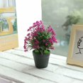 thumbnail image 4 of Bonsai, flores artificiales, adornos creativos, flores artificiales, plantas artificiales, 4 juegos JAMW Sencillez, 4 of 5