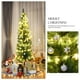 thumbnail image 4 of Árbol de Navidad Goplus artificial delgado de 1,8 m con 400 puntas, 4 of 9