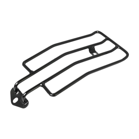 Soporte para portaequipajes, resistente al desgaste, portátil, de metal fino Negro
