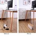 thumbnail image 4 of Caja de Almacenamiento de Cables de Madera, Caja de Almacenamiento de Cables de Alimentación, Cargador A Prueba de Polvo, Caja de Almacenamiento para Cables Domésticos B, 4 of 5