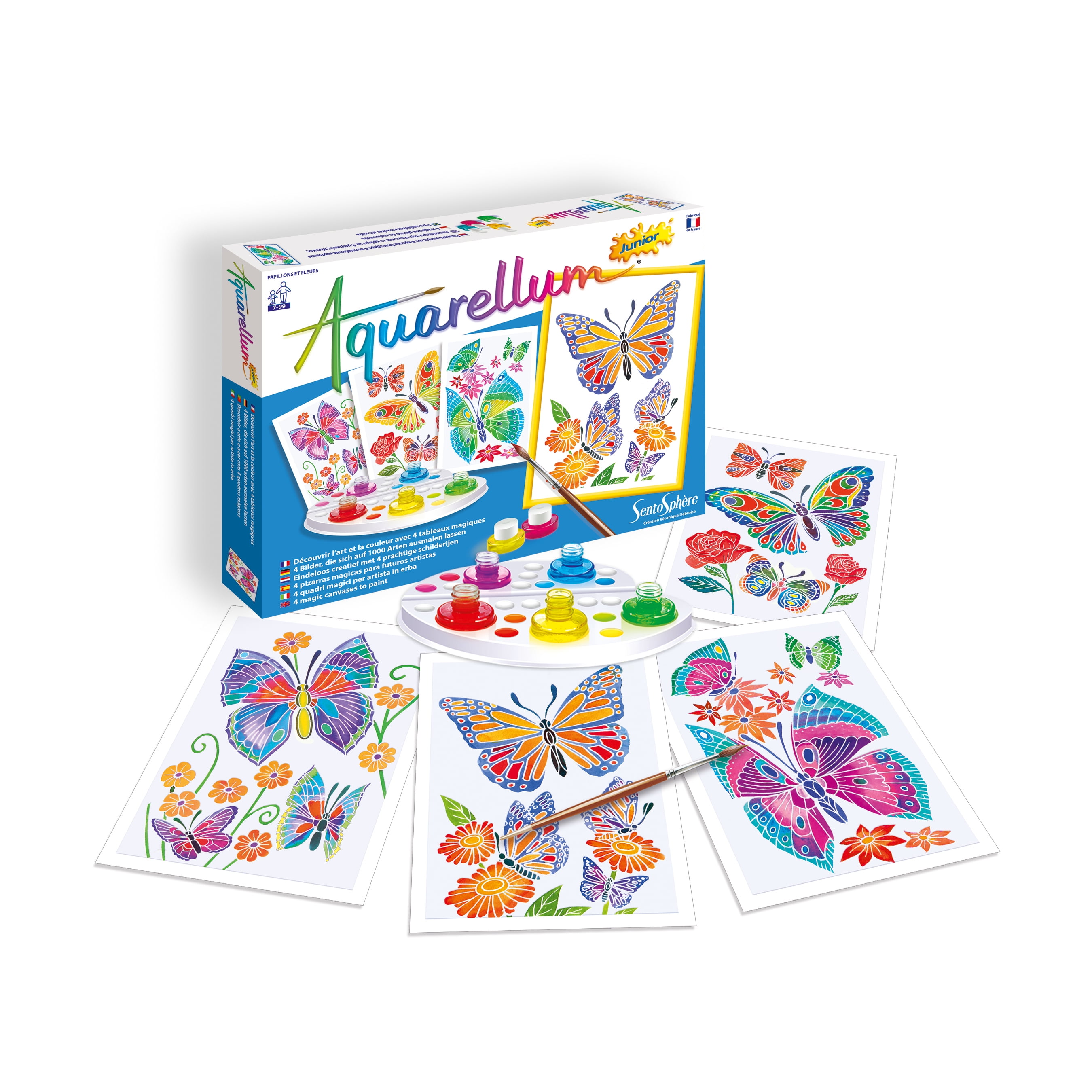 Aquarellum Junior - Butterflies & Flowers - Walmart.com
