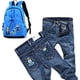 thumbnail image 3 of Parche termoadhesivo bordado, 39 piezas de parches azules variados, pegatinas, apliques, parches para coser, transferencias, parches termoadhesivos o cosidos para ropa, camisetas, jeans, chaquetas, 3 of 5