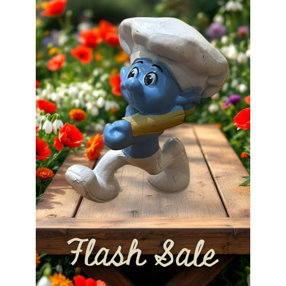 Smurfs movie 3” pvc CAKE TOPPER Figure Figurine rare gift collect