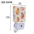 thumbnail image 4 of LED Sensor Night Light Auto On/Off Dusk to Dawn Lamp for Bedroom Hallway Cute Baby Chicks 2 Pack, 4 of 7