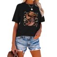 thumbnail image 6 of XCHQRTI Western Shirts Women Graphic Tees Casual Cowboy Rodeo Tshirts Desert Cactus Vintage Short Sleeve Tee Tops, 6 of 8