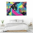 thumbnail image 4 of COMIO  Tapestry Fantasy Wall Hanging 80S 90S Memphis Geometric, Poster Tapestries for Bedroom Aesthetic, 4 of 7