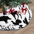thumbnail image 3 of FMSHPON Forest Xmas Christmas Tree Skirt Stand Mat for Holiday Party Decoration Indoor Outdoor 48 inches, 3 of 3