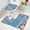 CC1776, variant on Mediterranean Bath Mat Set Blue Wooden Panel StarConch Beach Carpet Home Bathroom Decoration Non-slip Rugs Toilet Lid Cover