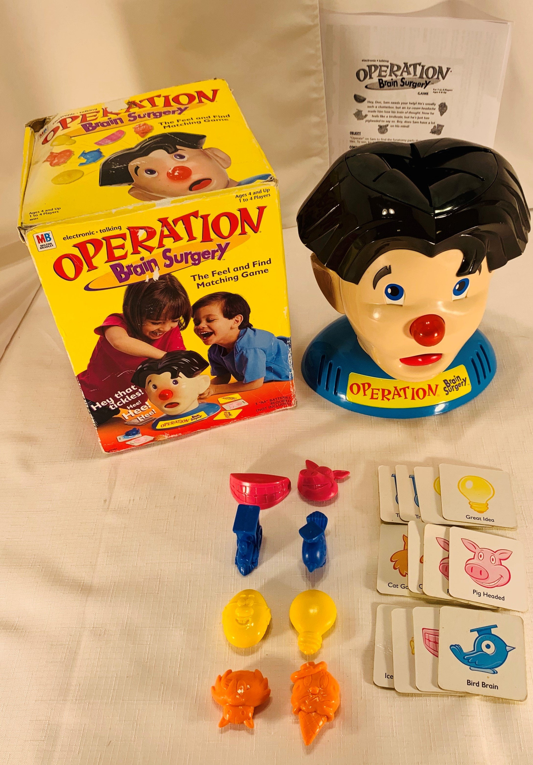 Operation Brain Surgery Game - 2001 - Milton Bradley - Great Condition -  Walmart.com