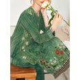 thumbnail image 3 of KISSGAL Women Long Nightgown V Nek Nightshirt Sleepwear Full Length Sleepshirt with Pockets Long Sleeve Sleep Dress, 3 of 6