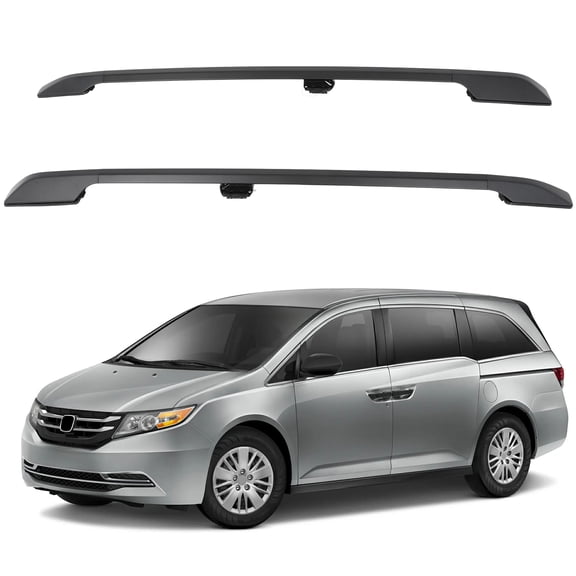 SCITOO Roof Rack Cross Bars Fit For Honda Odyssey 2011-2017 165LBS,Heavy Duty Aluminum Roof Crossbars Rooftop Luggage Kayak Racks Carrier Black