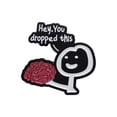thumbnail image 1 of Broche esmaltado divertido con dibujos animados Hey, You Dropped This, 1 of 3