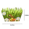thumbnail image 3 of SDJMa Felt Easter Basket, Bunny Flower Grass Easter Candy Bowl for Spring Easter Party Home Kitchen Dining Table Centerpiece, 3 of 9