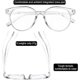 thumbnail image 2 of 3-pack Iave Blue Light Blocking Glasses Anti-glare Glasses Computer Reading, 2 of 5
