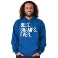 thumbnail image 3 of Best Gramps Ever Grandpa Grandfather Hoodie Hooded Sweatshirt Men Brisco Brands S, 3 of 6
