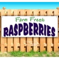 thumbnail image 1 of Farm Fresh Raspberries 13 oz Vinyl Banner With Metal Grommets, 1 of 4