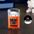 thumbnail image 4 of New Arrivals USB Rechargeable Electric Camping Lighter with 3-Color LED Light | Windproof Flameless Plasma Lighter for Outdoor Adventures | Portable Survival Gear for Hiking & Emergency | 2-Ho, 4 of 7