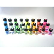 Glow On Super Phosphorescent Paint, Orange Color and Orange Glow, Paint Medium 4.6 ml Vial.
