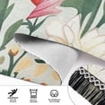 thumbnail image 4 of Colorful Wildflowers with Leaves Runner Area Rug 2x6 Soft Non-Slip Washable Bedside Carpet for Hallway Bedroom Living Room Home Decor, 4 of 8