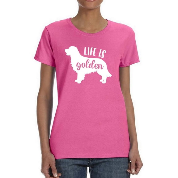 Life Is Golden T-Shirt Women -GoatDeals Designs, Female Small