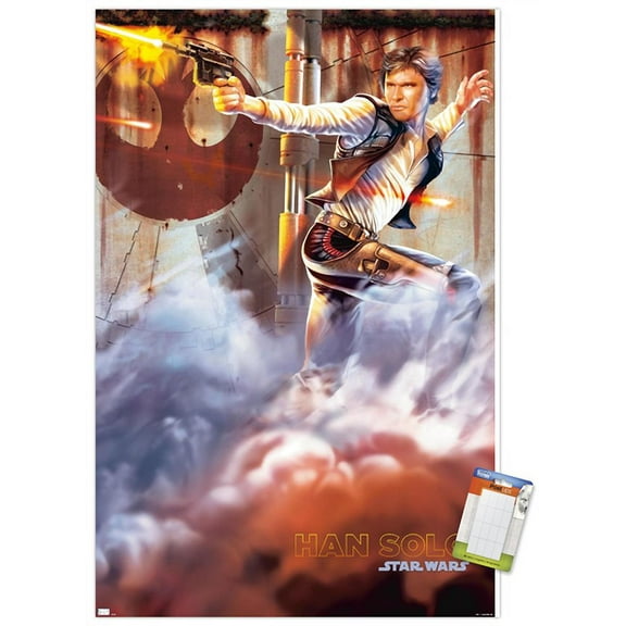Star Wars: Original Trilogy - Han Solo Wall Poster, 14.725" x 22.375"