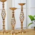 thumbnail image 4 of Candle Holder, Iron Twisted Candlestick Ornament Table Candle Stand For Wedding Dinning Housewarming Gift, 4 of 8