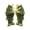Green Fish, variant on Funny salted fish slippers for men and women, new summer outdoor wear, creative non-slip flip-flops, men's trendy beach sandals