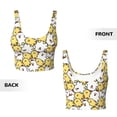 thumbnail image 6 of Uemuo Cartoon Chicken Pattern Women's Sports Bra - High Impact Support, Breathable, and Comfortable Athletic Bra for Running, Yoga, and Workouts, 6 of 9