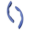 thumbnail image 2 of 2 para Volante, Duraderas, Fáciles de Instalar, Antideslizantes, Cómodas, Antideslizantes, Universales, para Vehículos de 38 Cm de Diámetro, Pa azul DYNWAVEMX Cubierta para el volante, 2 of 5