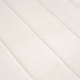 thumbnail image 3 of Lavish Home Memory Foam Striped Extra Long Bath Mat, 24 by 60-Inch, White, 3 of 4