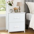 thumbnail image 3 of Bigleap Nightstand Set 2, 2 Drawer Dresser for Bedroom, Bedside Furniture, End Table for Bedroom, Closet, Entryway, White, 3 of 8