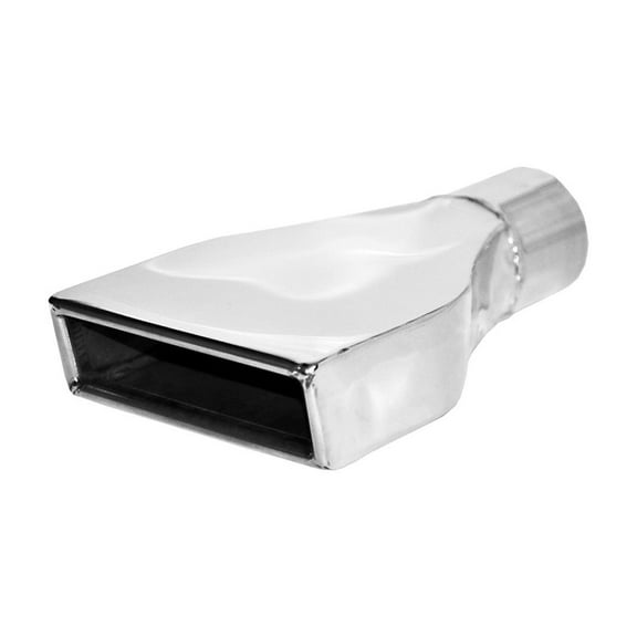 Polished Stainless Camaro Style Slant Cut Exhaust Tip 2.5" IN 2" X 6" Out