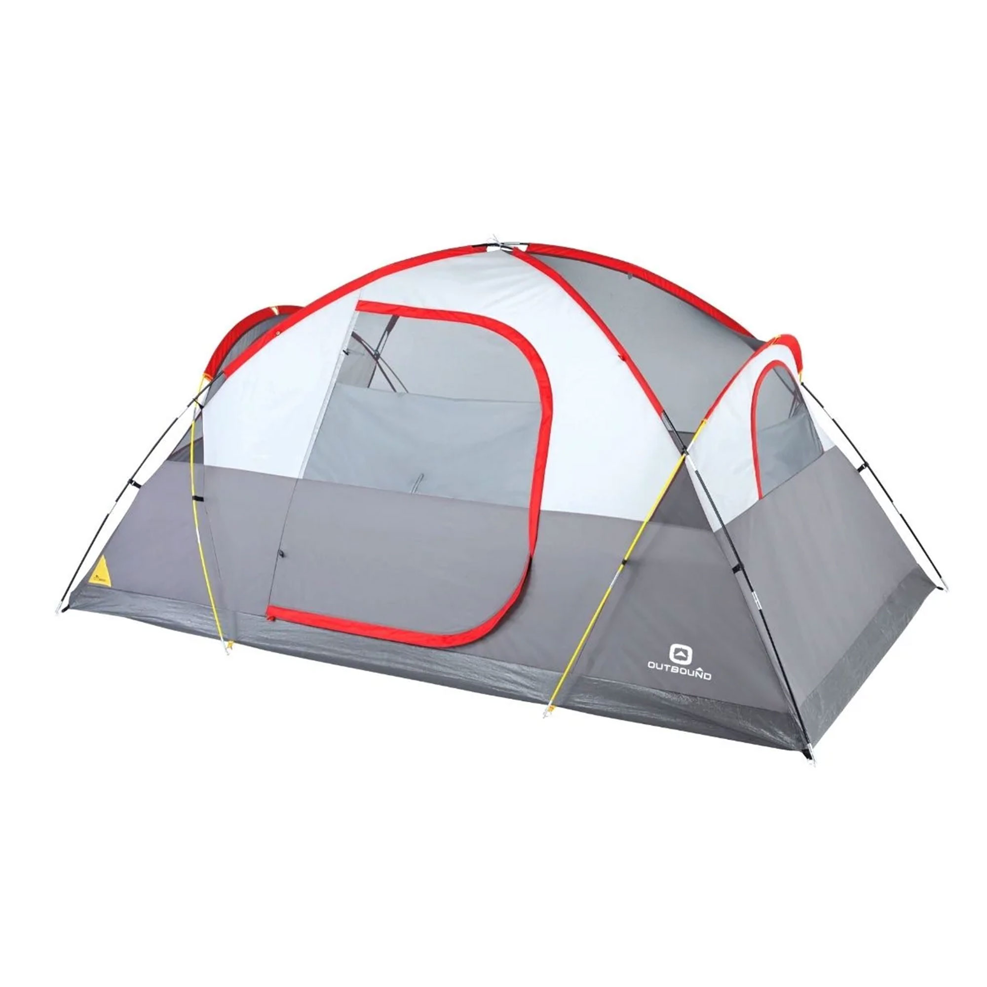 Outbound 6-Person Long Dome Tent with Coated Rainfly