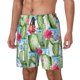 thumbnail image 1 of Fotbe Flowers and Cactus Traje de Baño para Hombre – Shorts de Natación de Secado Rápido con Forro y Bolsillos-XX-Large, 1 of 6