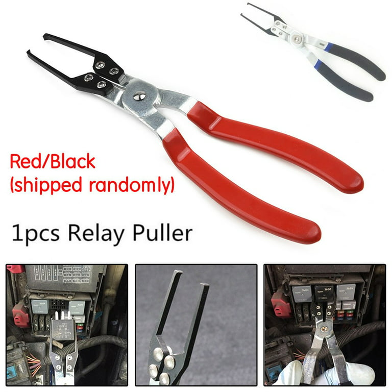  Car Relay Puller Pliers,Metal Car Fuse Puller Tool Fuel Line  Pliers with Maximum Opening 100mm/3.93,Electrical Disconnect Pliers Relay  Replacement & Disassembly Tool : Automotive