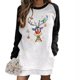 thumbnail image 4 of Suéter largo de manga larga con cuello redondo y estampado informal a la moda para mujer Fridja fksj1216, 4 of 6