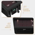 thumbnail image 3 of WESIEVYA 3Pack Voltmeter Ammeter Red Color For Electric Car Current Voltage Tester, 3 of 8