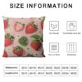 thumbnail image 5 of GOSMITH Watercolor Strawberry Throw Pillow Covers, Farmhouse Decorative Fruit Cushion Case Pillowcase for Couch Sofa, 5 of 5