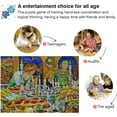thumbnail image 4 of A Jewish Family Lights Candles Jigsaw Puzzle 500 Pieces Wooden Jigsaw Puzzles for Adults, Fun Challenging Brain Exercise Family Game Creative Gift for Friends Parents Grandparents, 4 of 7