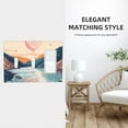 thumbnail image 5 of Hand Drawing River Switch Cover Decorative Wall Plate 3-Gang 2-Toggle 1-Decor Standard Size, 5 of 5